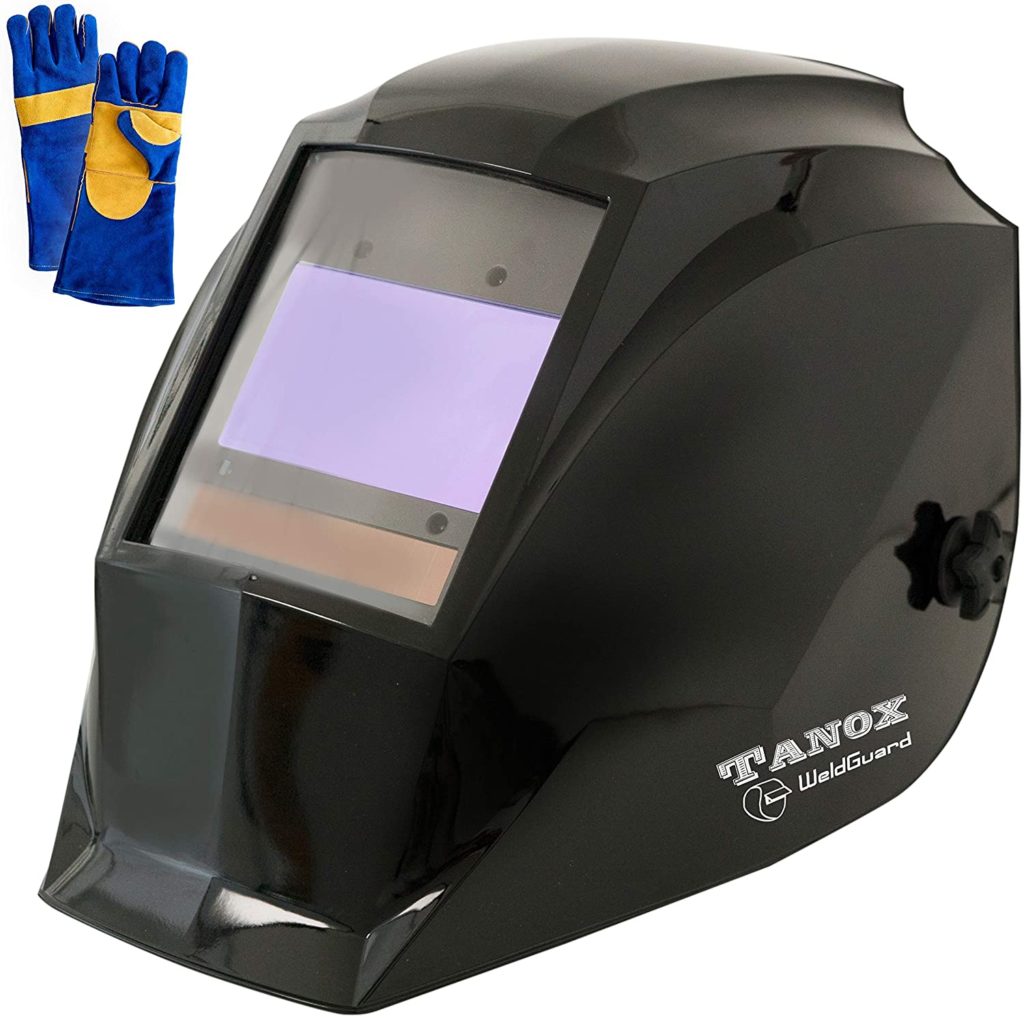 best helmet for welding - Tanox Digital Control Auto Darkening Solar Powered Welding Helmet ADF-210S