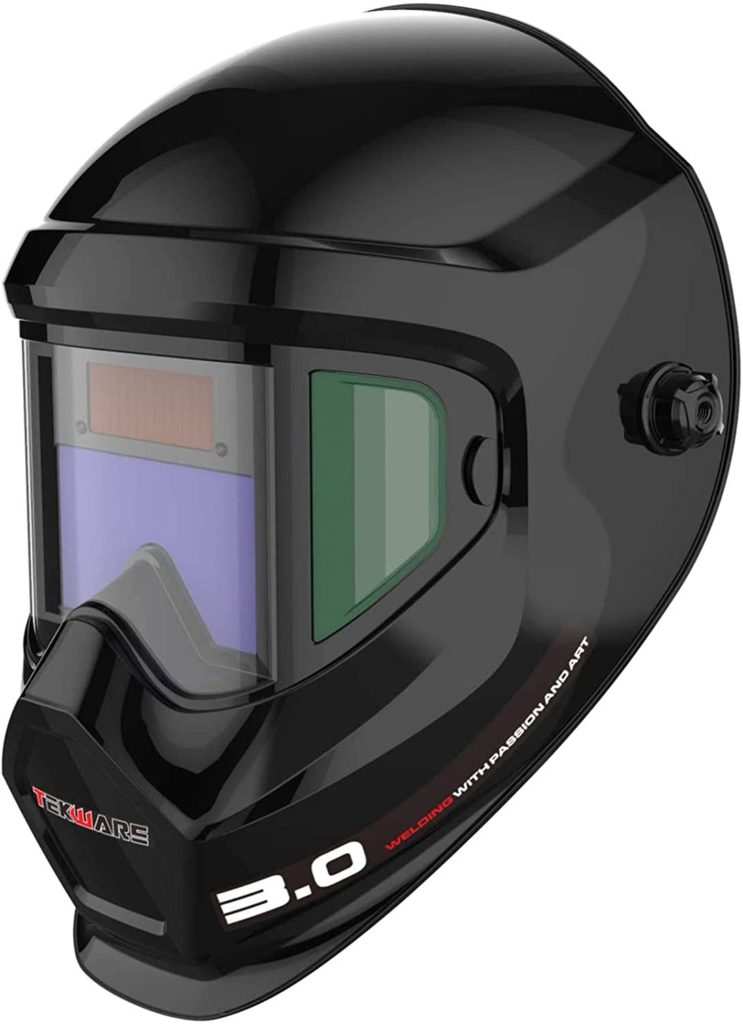best welding helmet for biginner - Tekware True Color Solar Powered Auto Darkening Welding Helmet